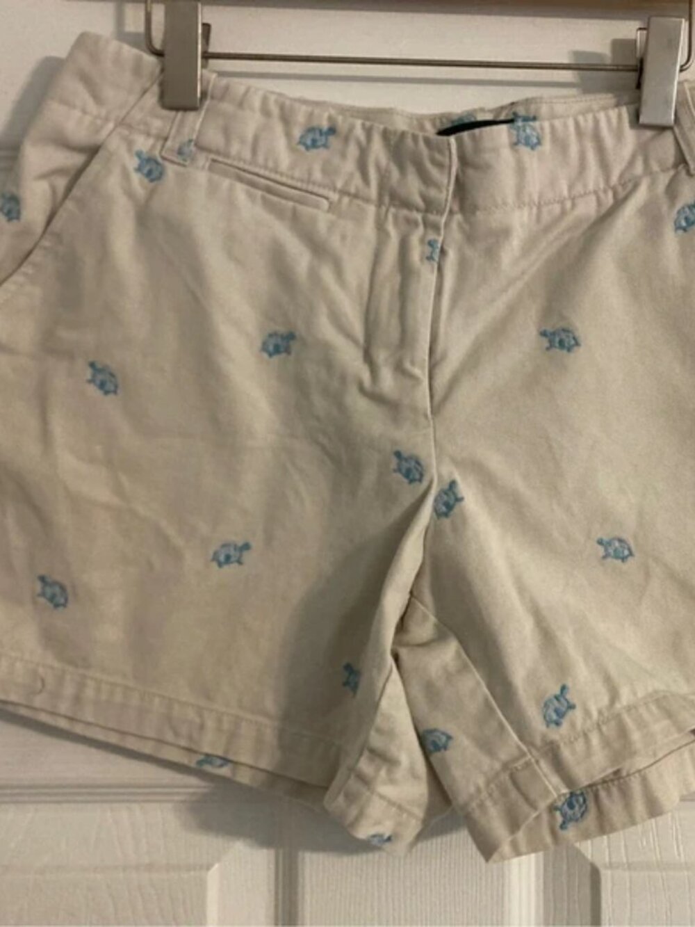 J.Crew Chino Shorts with Turtle Embroidery Preppy/Classic